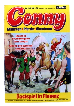 Conny Mädchen Pferde Abenteuer Comic Heft Nr. 189: Gastspiel in Florenz von Bastei